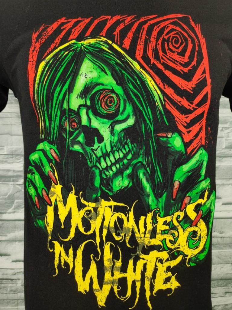 Motionless in White Metal Band Cotton Black Unisex T-shirt S5XL VN3403