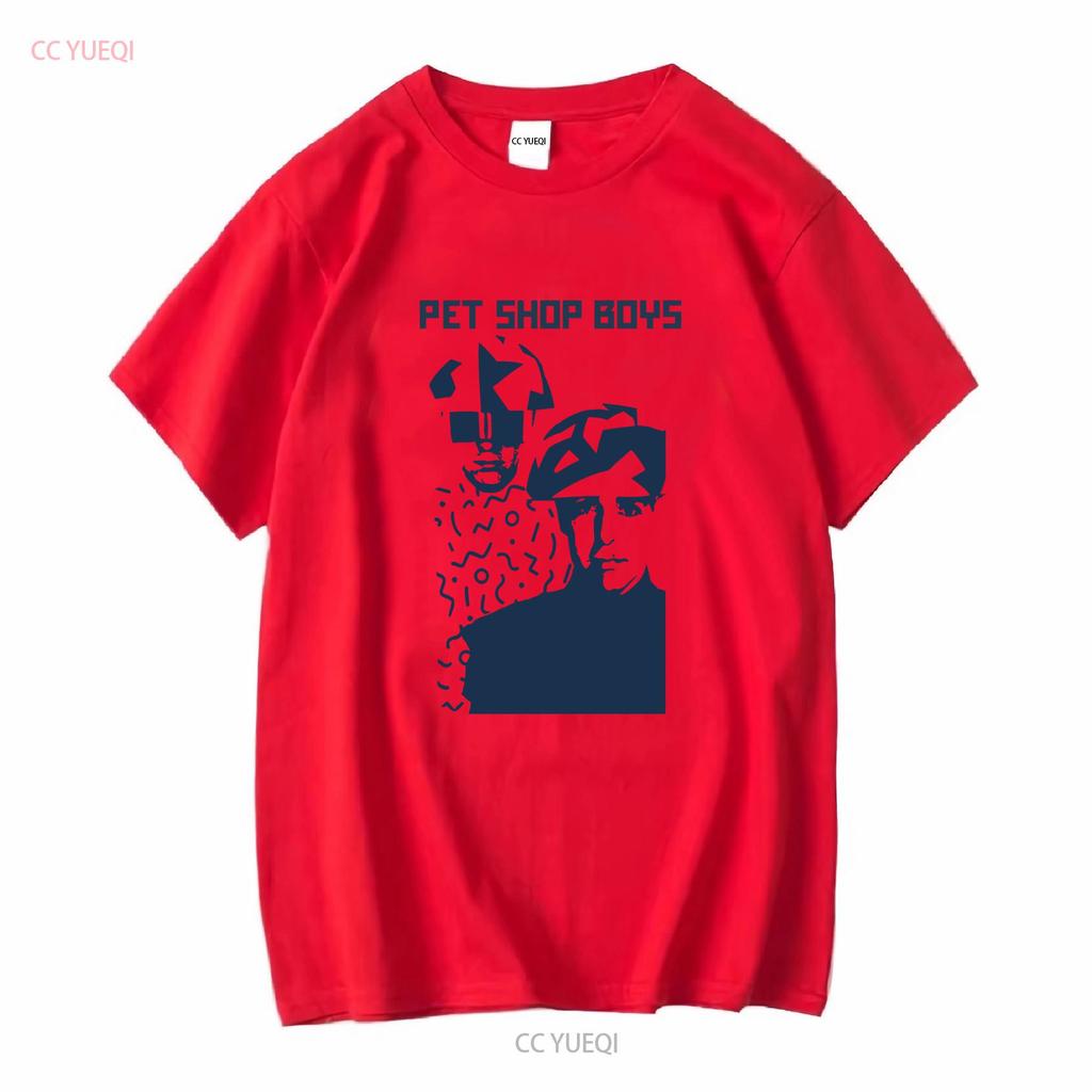 PET SHOP BOYS T Shirt retro cool hot new long or short sleeves vintage Washed Breathable Comfortable Slightly Versatile graphic