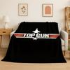 Классический фильм Top Gun Знак Том Круз Фланелевое одеяло Мягкое теплое плед для спальни гостиной кровати путешествий пикника подарок
