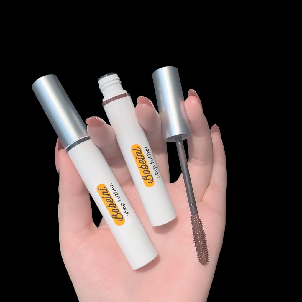 Красочная тушь для ресниц, водостойкая, длинная, толстая и вьющаяся, которую нелегко снять, макияж натуральный