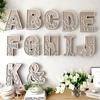 A-Z Letters Home Wedding Party Carving Display Decorative Wall Decorations Gift Wood Ornament