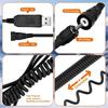 Snowmobile Helmet Heated Shield Wire Cable Line Harness 08-977 47-975 59-975C 0133-0098 For Extreme Cold Conditions