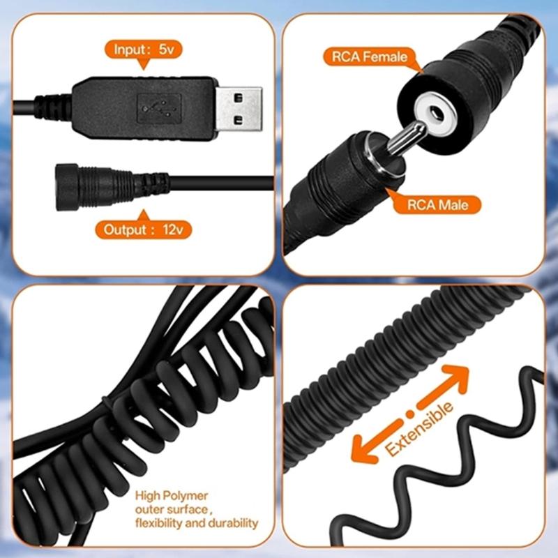 Snowmobile Helmet Heated Shield Wire Cable Line Harness 08-977 47-975 59-975C 0133-0098 For Extreme Cold Conditions