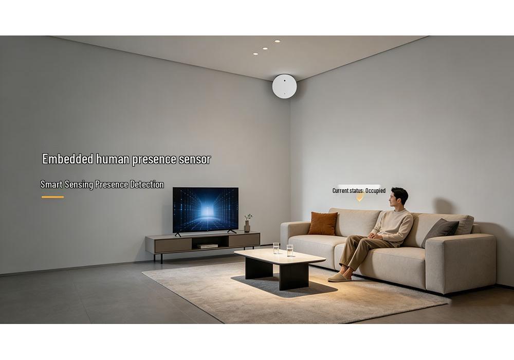 Потолочный радар-сенсор миллиметрового диапазона Zigbee/WiFi для интеграции в умный дом