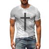 Summer T-shirt Trendy Street Hip Hop Series 3D Printed Men's Short Sleeved Sports T-shirt Top
