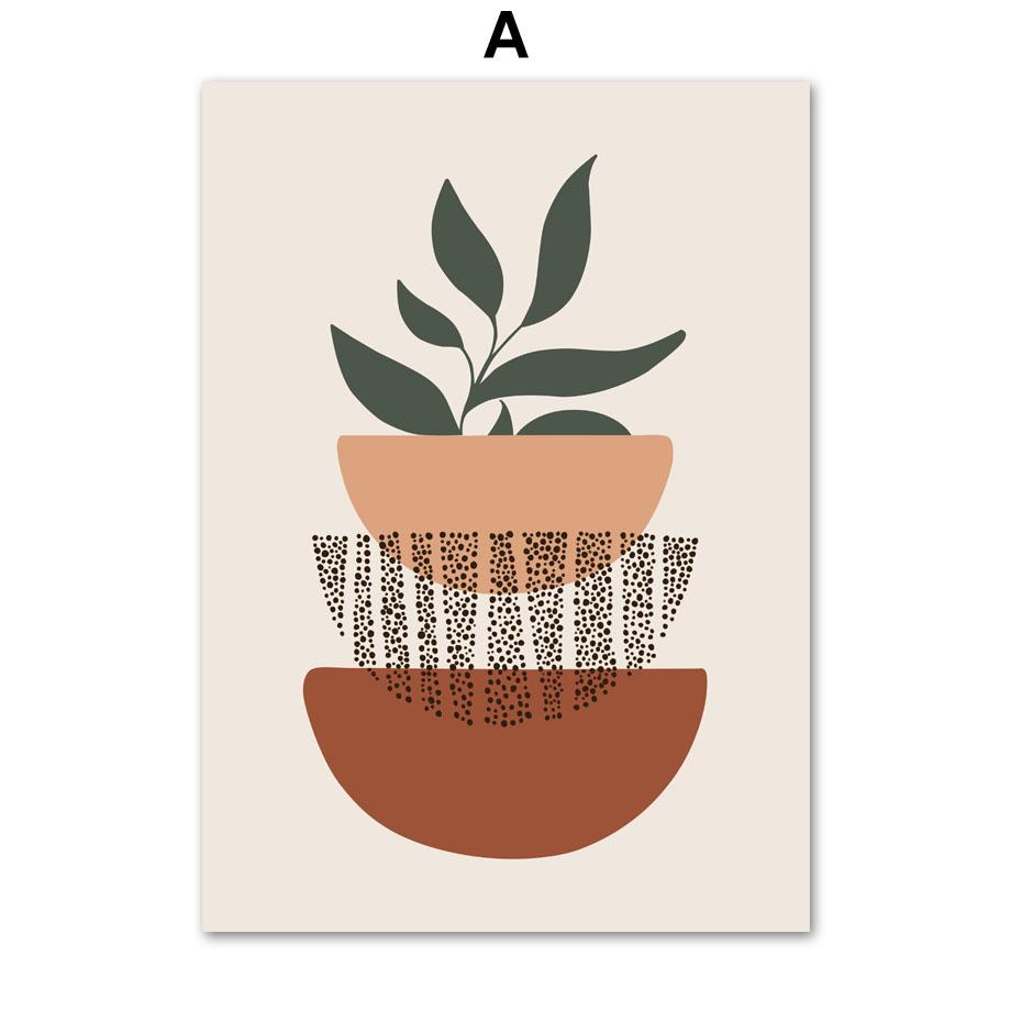 Листья Солнце Радуга Абстракция Бохо Настенная Живопись Холст Картины Скандинавские Плакаты И Принты Настенные Картины Для Гостиной Домашний Декор