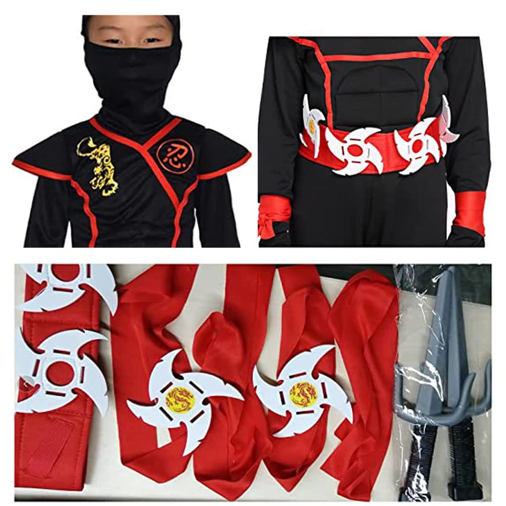 Хэллоуин Ниндзя Станьте ниндзя вашего представления Возраст Ниндзя [SVNVIOZ] Костюм, Дети, Малыши, мечты, Популярный, Стандартный, Вечеринка, Событие, Одежда,