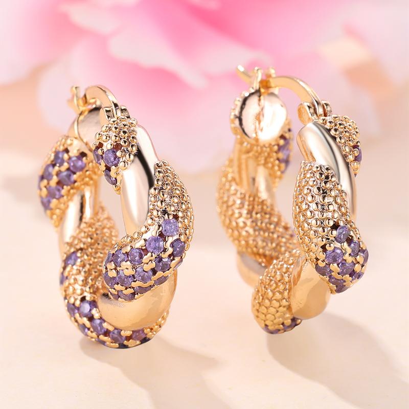 Модные геометрические витые толстые серьги-кольца, модные золотые серьги, большие круглые серьги для женщин, ювелирные изделия в стиле панк, хип-хоп, подарок