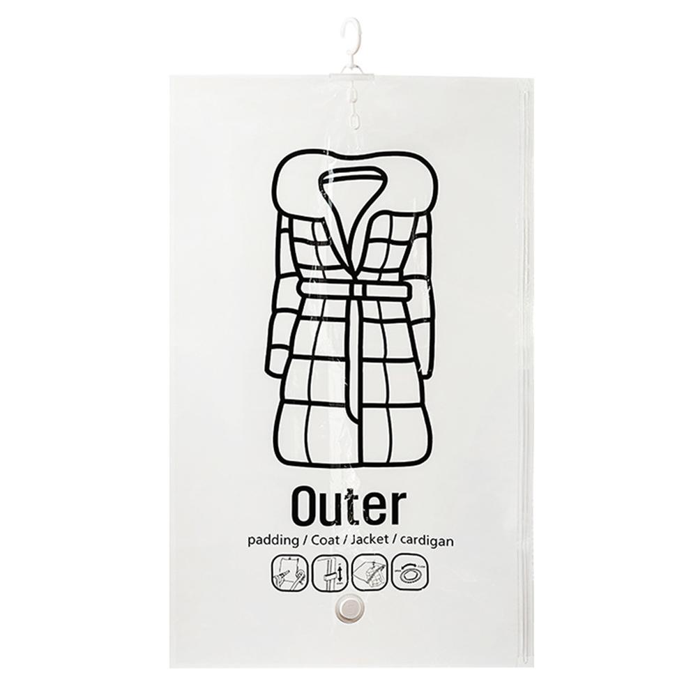 Hanging Squeezable Storage Bag Reusable Clothes Compression Storage Bag for Clothes Down Overcoat
