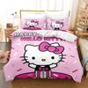 Набор Пододеяльников Hello Kitty Постельное Белье 3-Предметный Набор 1 Пододеяльник Роскошный Детский Двуспальный