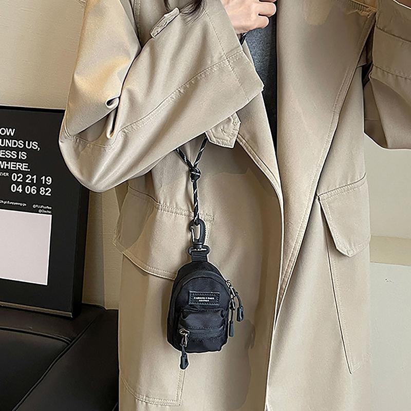 Мужской дорожный рюкзак, маленькая нагрудная сумка, дорожная сумка-кошелек для женщин, новая мини-сумка с подвеской, сумка для хранения ключей и гарнитуры для карт