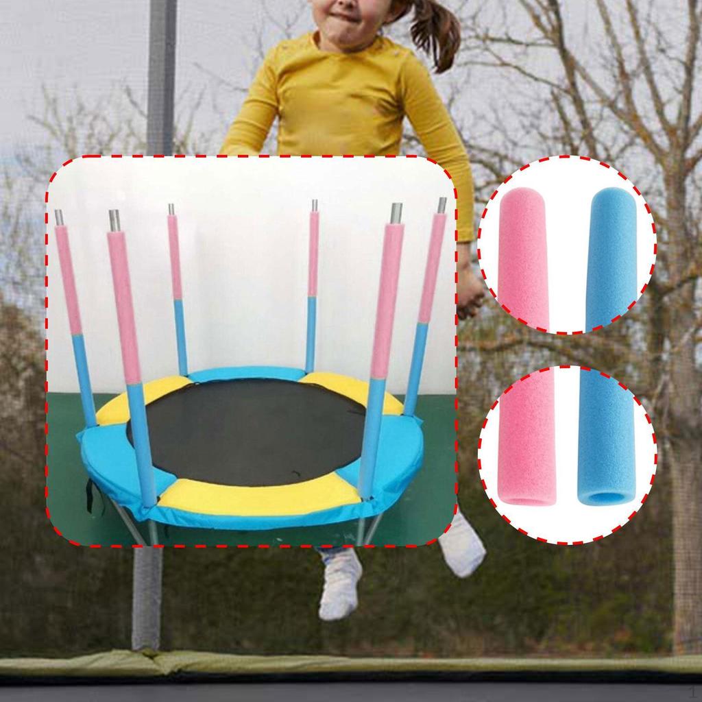 12Pcs Trampoline Enclosure Pole Foam Sleeves Padding Portable 15.75" Protection Covers for