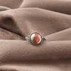 Orange Copper Turquoise 925 Solid Sterling Silver Ring, Handmade Gemstone Ring Jewelry, Designer Ring For Her