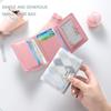 Простой Картхолдер Синий Маленький Кошелек Корейский Стиль Кошелек для Карт Женский