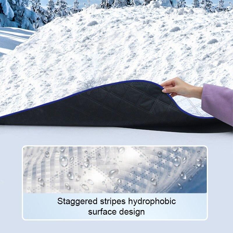 SEAMETAL Защита от снега на лобовое стекло зимой для улицы, чехол на переднее стекло, солнцезащитный козырек, защита от снега, водонепроницаемый, универсальный для любой погоды