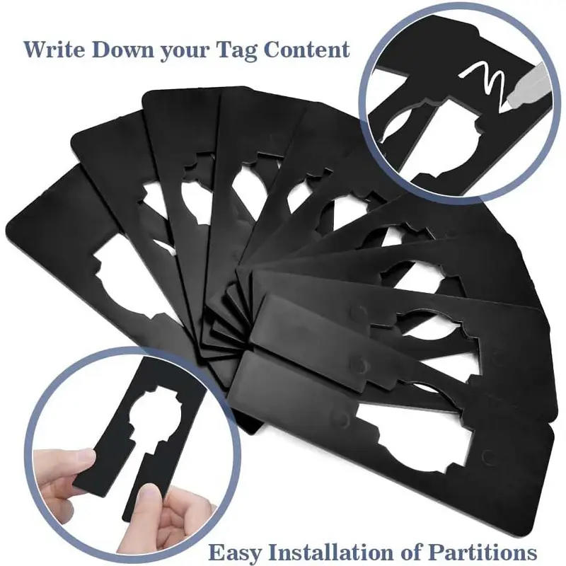 Прямоугольные разделители для вешалок для одежды Разделители для шкафов Разделители для вешалок с возможностью записи