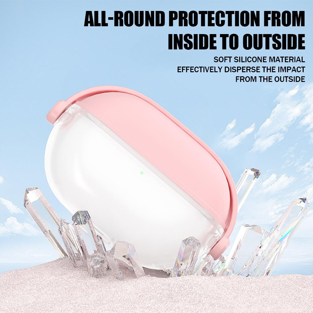 Для Huawei Freebudspro4/pro3 универсальный силиконовый чехол для беспроводных наушников, защитный чехол от падения с брелком Hoo