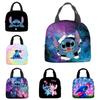 Portable Insulated Stitch Lunch Box With Durable Polyester Material Perfect For Kids And Students
