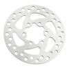 Electric Scooter Disc Brake 6 Holes Stainless Steel with 6 Screws Scooter Disc Brake Rotor for Replacement