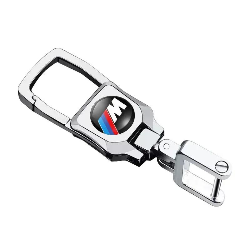 For BMW Aluminum alloy Car Logo Keychain Men Keyring Gift For bmw E46 E39 E38 E90 E60 E36 F30 F30 E34 F10 E92 E38 E91 Auto Acces