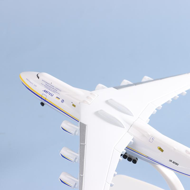 1:400 20 см Алюминиевый Модель Самолета Ан-225 Игрушка 8 дюймов Украина Расписанный Мрия Транспортер Модель для Демонстрации Самолет Для Коллекции