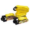 (R) Ratchet Lashing Belts, Set of 2, 3.8cm X 4.5m, Breaking Strength 1.35t, Easy To Use, Fastening and Secures, Multi-Purpose, for Moving, Towing,