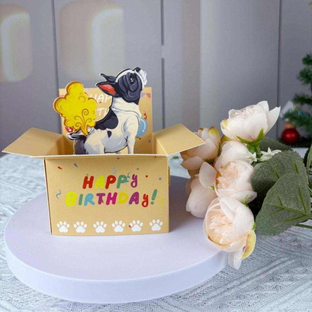 Funny 3D Birthday Greeting Card Humorous Character Happy Birthday Card Wedding Decor