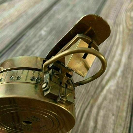 Solid Marine Nautical Vintage Military Pocket Sun Watch Compass Gift