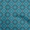 Cotton Cambric Dark Teal Blue Fabric Geometric Fabric For Sewing Printed Craft Fabric By The Yard 42 Inch