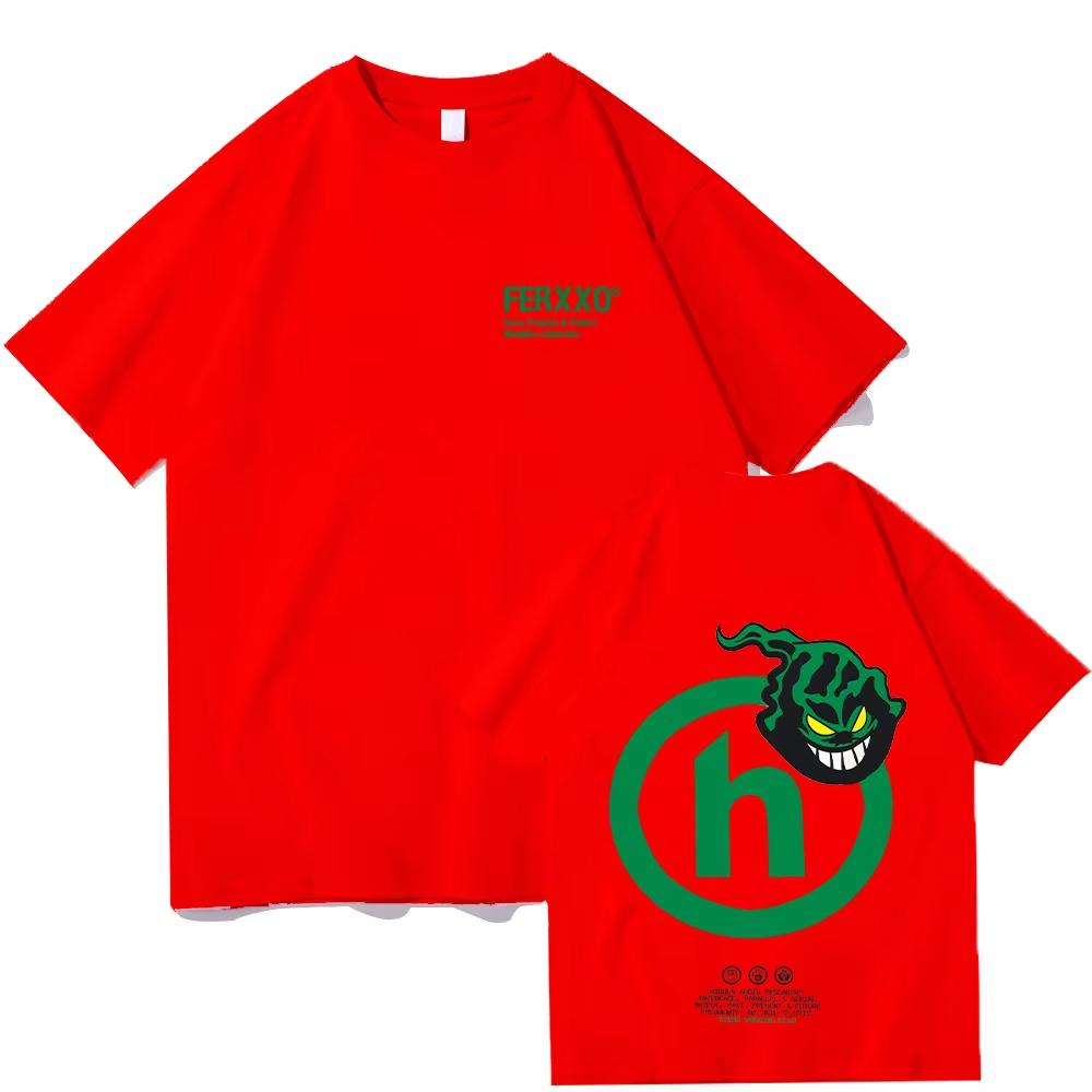 Feid FERXXO Logo TShirt T Shirts Unisexs Women Hot Sale Casual Tees Clothes Tshirts Y2K Short Sleeve Unisex Cotton Top