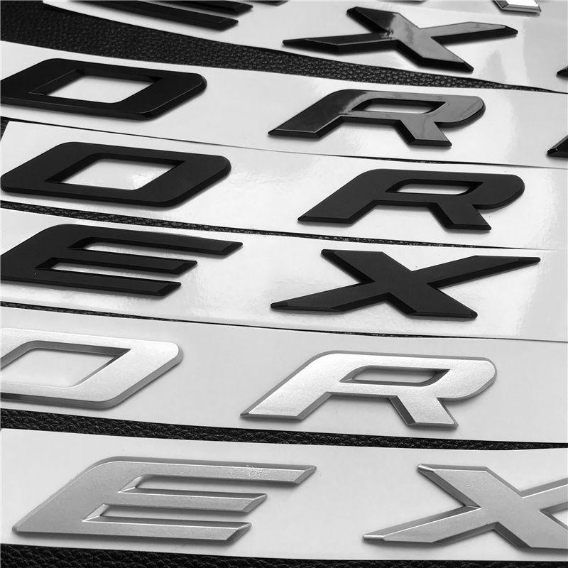 3D ABS Letters Emblem Car Front Hood Bonnet Badge Sticker 2013 2015 2016 2017 2018 Accessories