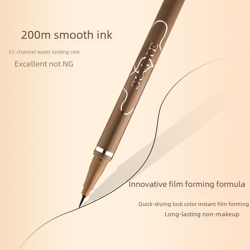 0.05mm Waterproof Eyeliner Pen Long-Lasting, Smudge-Proof & Intense Color Retention for Perfect Winged Liner