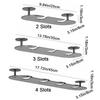 Punch-free Upside Down Shelf 2/3/4 Slots Goblet Storage Rack Inverted Goblets Rack  Wine Cabinet