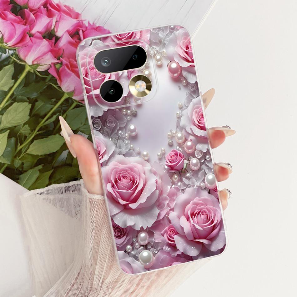 For Realme 16 Pro+ 16Pro Cute Flower Butterfly Cat Painted Case For Realme 16 Pro Plus 5G Soft Silicone TPU Phone Cases