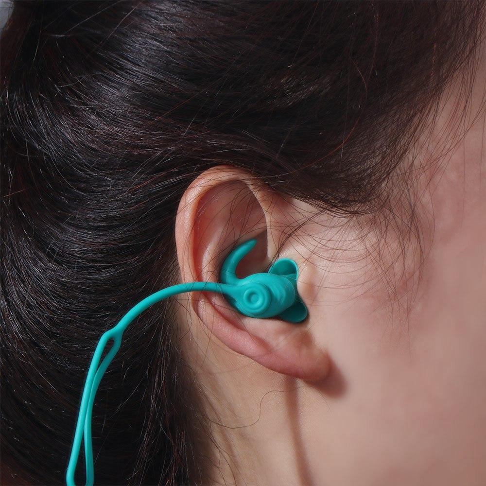 1 Pair Silicone Corded Ear Plug Waterproof Waterproof Earplug Outdoor Water Sports