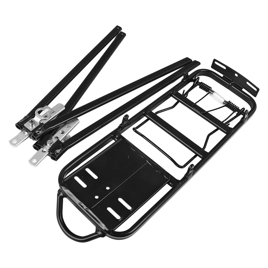 Rear Bike Rack Cargo Rack 154lb Load Aluminium Alloy Touring Carrier for V Brake Disc Brake MTB