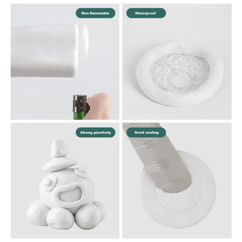 Новый тип водонепроницаемой герметизирующей мастики Super Diamond Mudseal Водонепроницаемая герметизирующая глина Водонепроницаемая шпатлевка-герметик Быстрый ремонт стен Грязь для соединения с канализацией