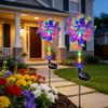 Xiaomi 1/2pcs Solar Windmill Light LED Artificial Flower Lights Used For Outdoor Yard Lawn Light Garden,Lawn,Fence,Pathway Decoration