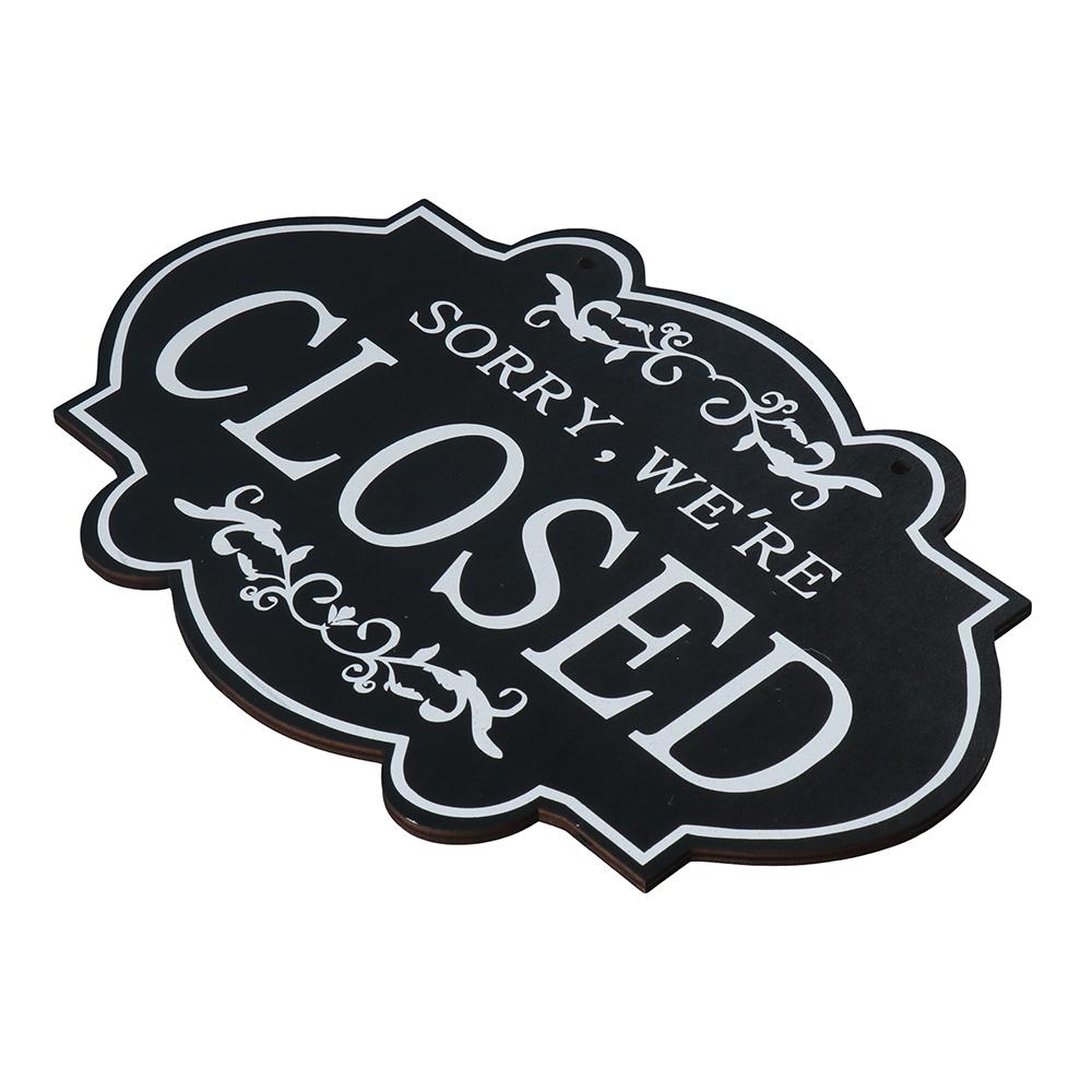 Двусторонняя подвесная табличка с кольцом Открыто и Закрыто Вывеска для кофейного бара Бизнес-вывеска Магазин