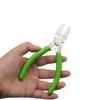 Nylon Jaw Pliers Carbon Steel Craft Plat Nose Pliers DIY Tools For Beading Looping Shaping Wire Jewelry Making