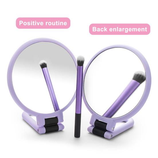 Yousheng Magnifying Makeup Mirror with Foldable Handle Portable 1x15x Stylish Compact Versatile Makeup Mirror