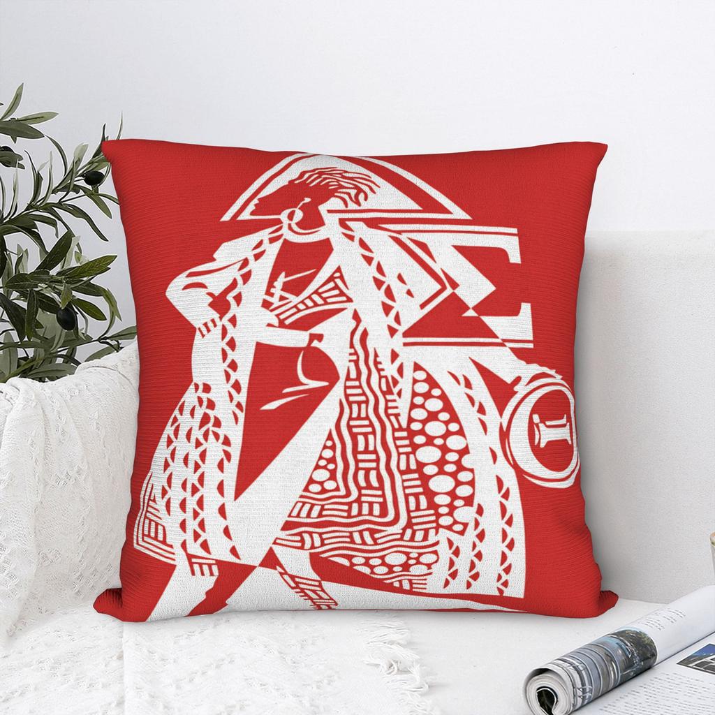 D-Delta Sigma Theta Pillowcases Retro Trendy Pillow Case For Sofa Home Decoration Custom Pillow Cover