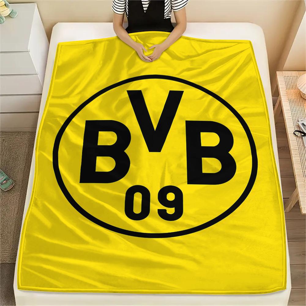 1 шт. Фланелевое одеяло с принтом BVB, Высокое качество, Для всех сезонов, Декор для дома, Тепло и уют, Идеально для рождественских подарков