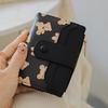 Женский кошелек-портмоне с короткой застежкой через границу - Многослотовый кошелек для монет и держатель для карт с принтом