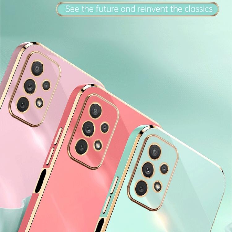 For Samsung Galaxy A13 4G XINLI Straight Edge 6D Electroplate TPU Phone Case
