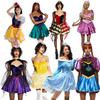 Fairy Tale Princess Cosplay Dress, Snow White Sleeping Beauty Aurora Adult Stage Performance Gown