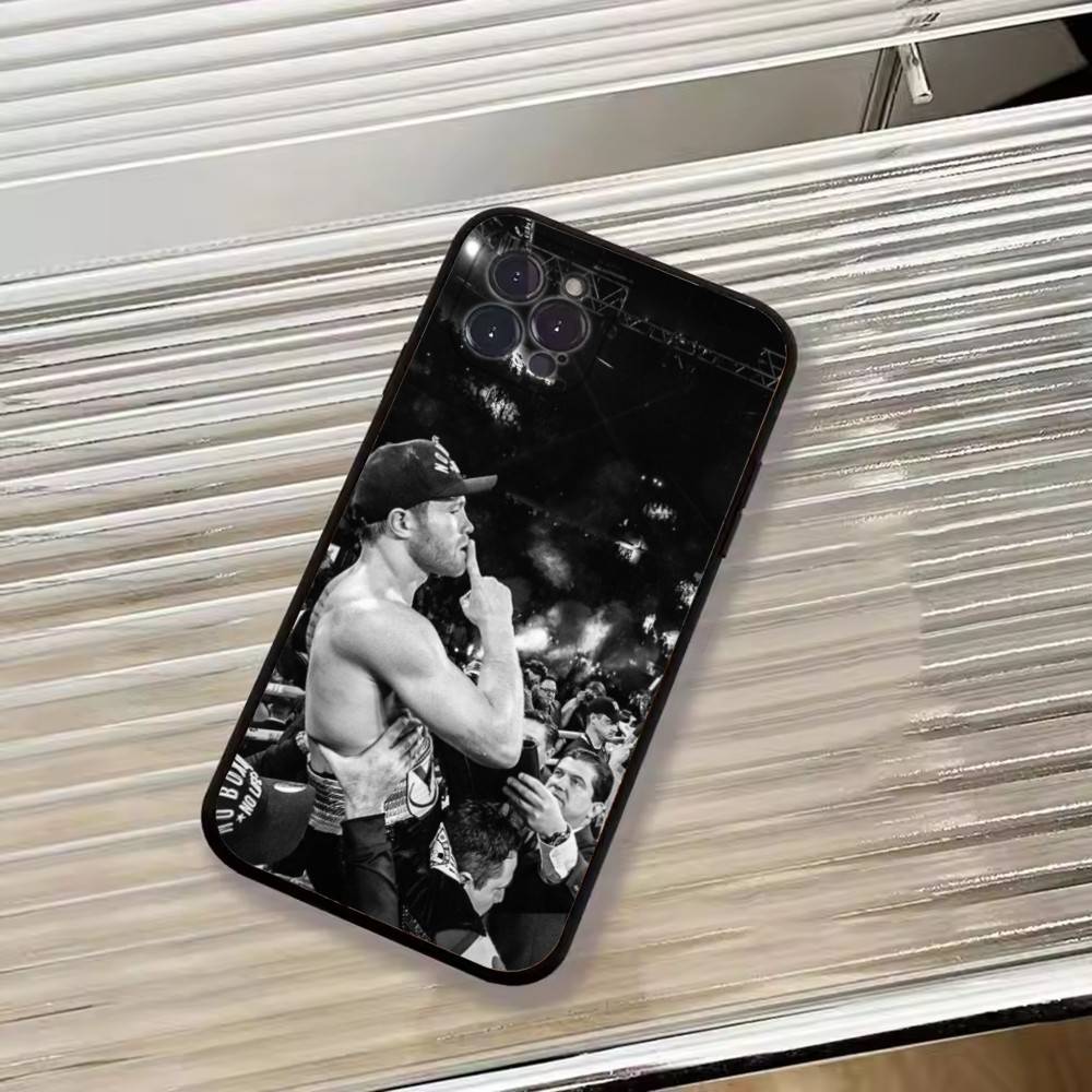 Mexico Boxing Canelo Alvarez Phone Case For iPhone 17, 16,15,14,13,12,11 Plus,Pro Max, Others Soft Black Cover
