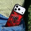Албания Паспорт мягкий чехол для телефона для IPhone 11 12 13 14 15 16e 17 Pro Max Чехол для IPhone 17 Air