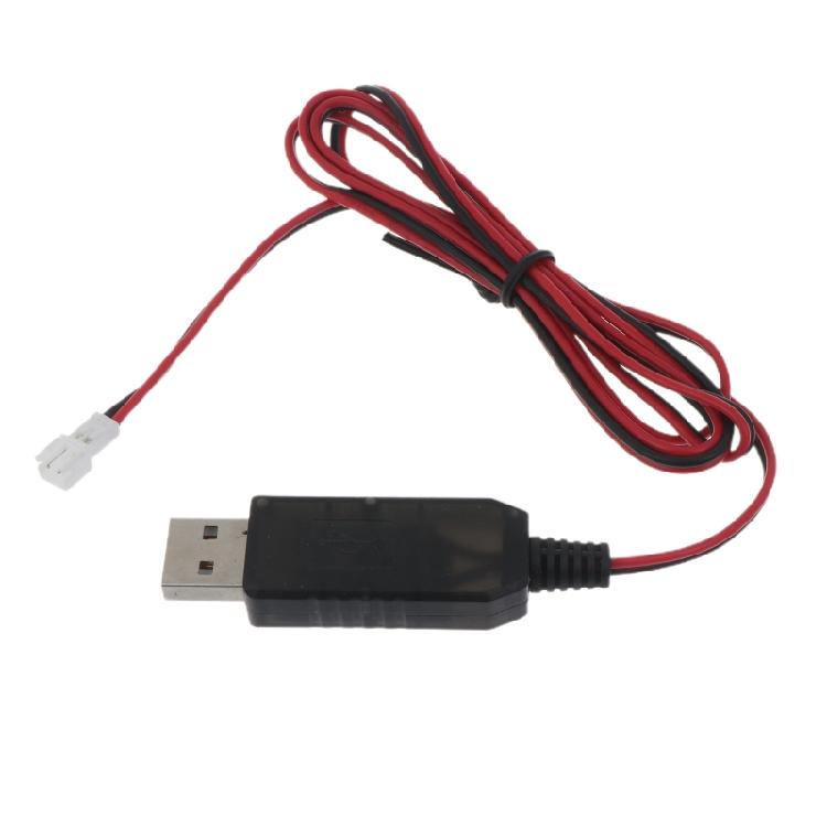 Зарядный кабель PH2.0 2-контактный для перезаряжаемой батареи 3,7 В, USB-шнур 1 м