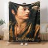 1pc Lord of the Rings Return of the King Flannel Blanket Soft Warm Throw for Home, Office, Travel, All-Season Cozy Bedding GiftL1142